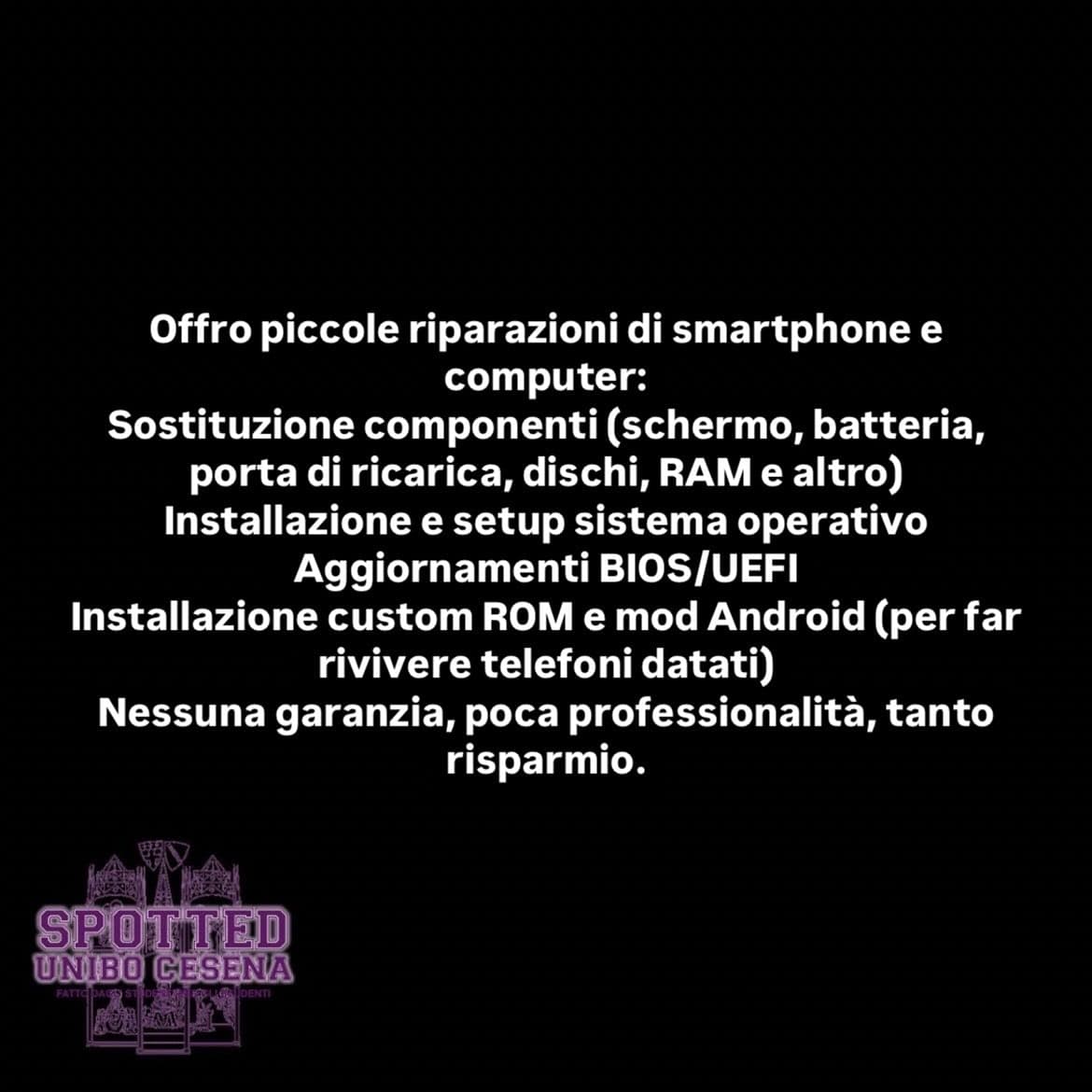Post: #spotted #Cesena #unibo #cesenaspotted