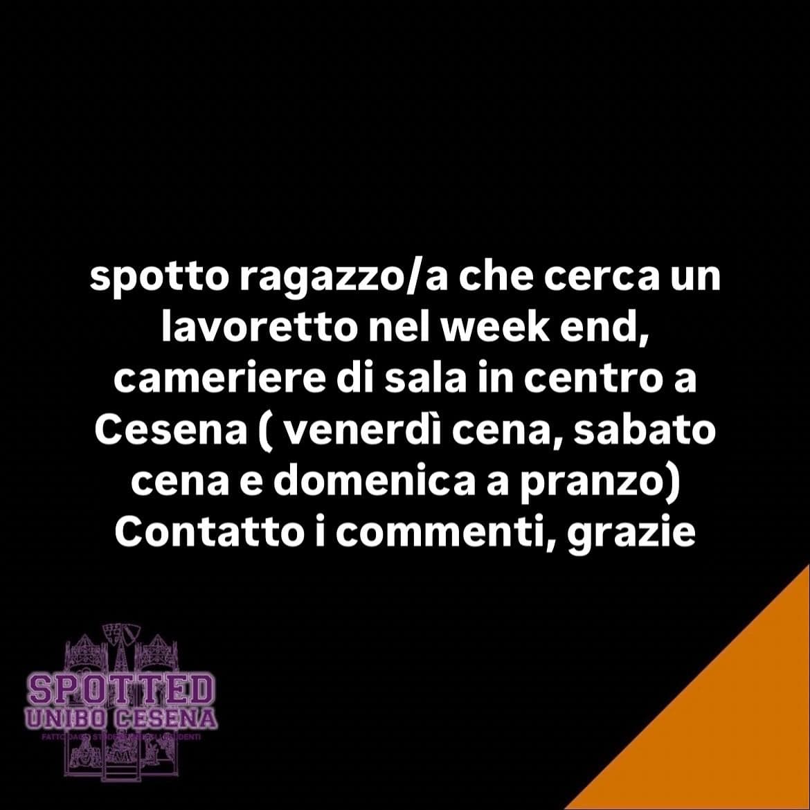 Post: #spotted #Cesena #unibo #cesenaspotted
