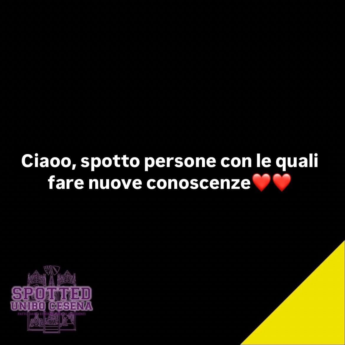 Post: #spotted #Cesena #unibo #cesenaspotted