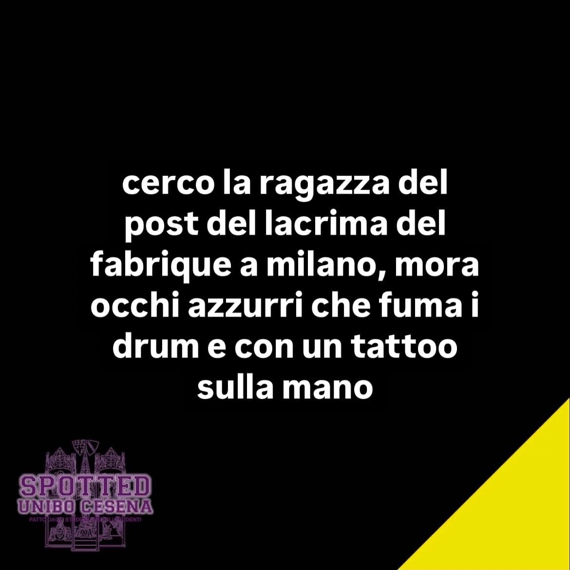 Post: #spotted #Cesena #unibo #cesenaspotted