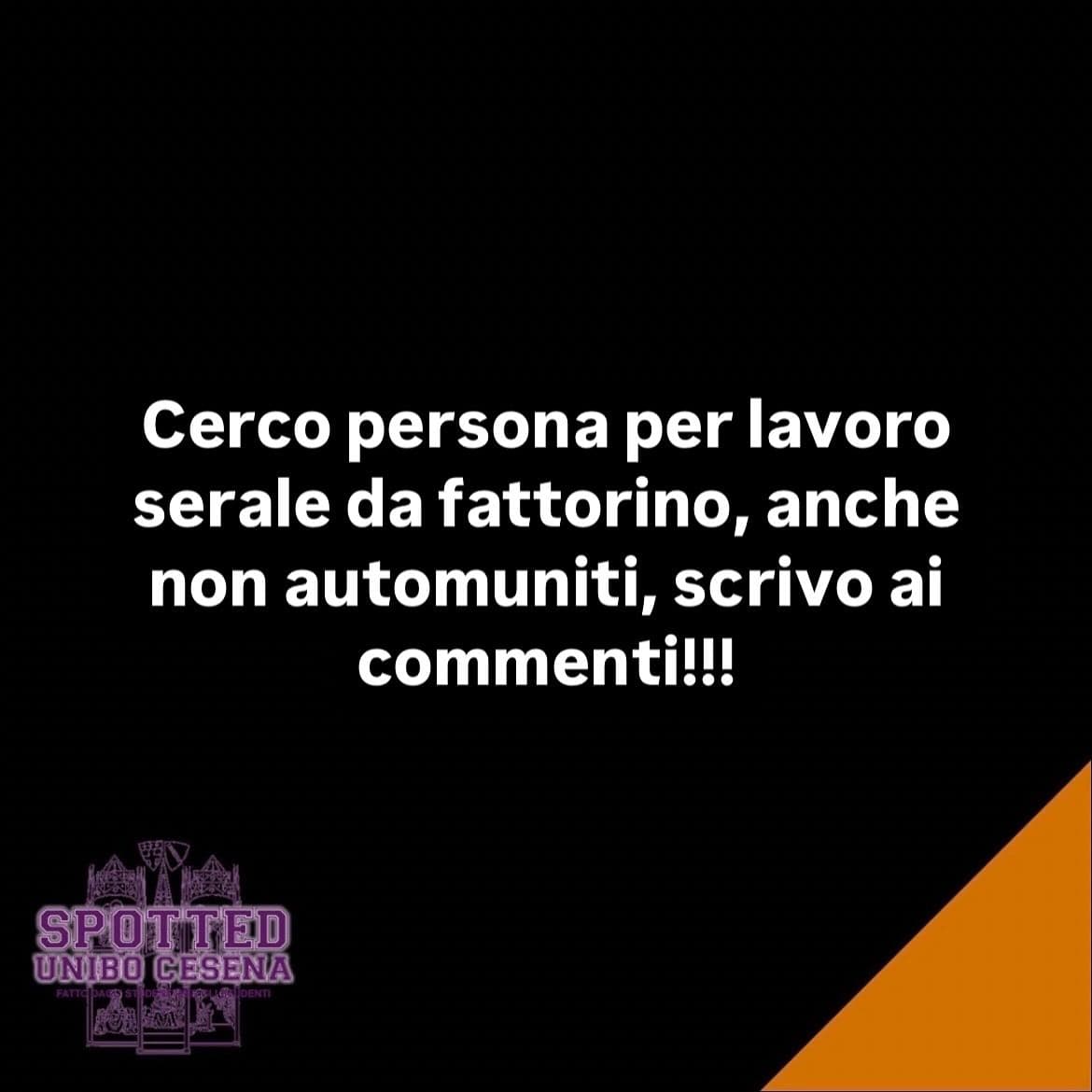 Post: #spotted #Cesena #unibo #cesenaspotted