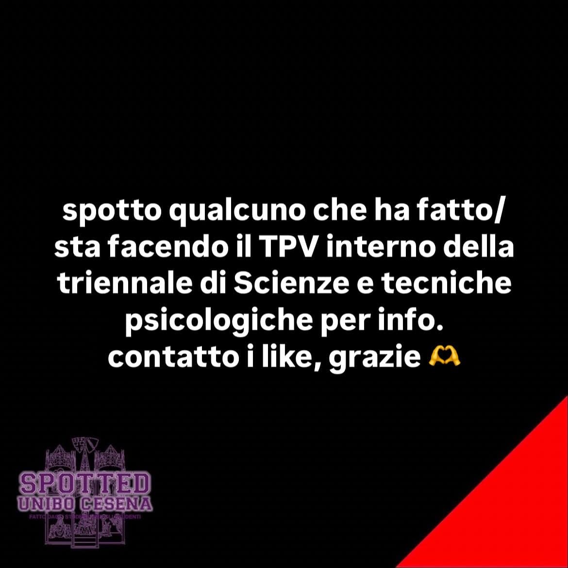 Post: #spotted #Cesena #unibo #cesenaspotted