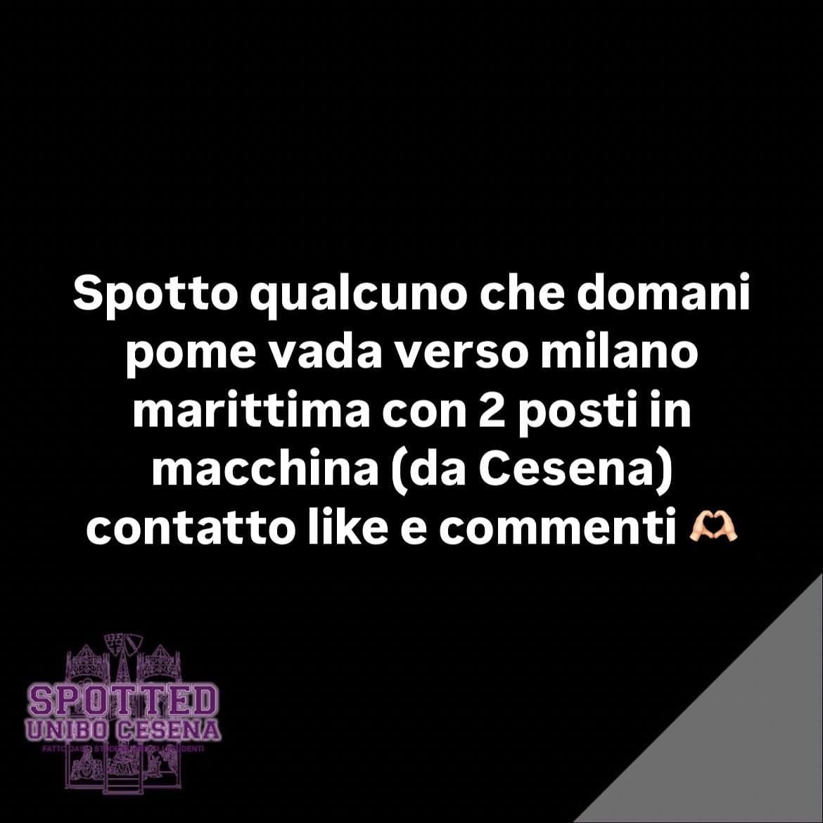 Post: #spotted #Cesena #unibo #cesenaspotted