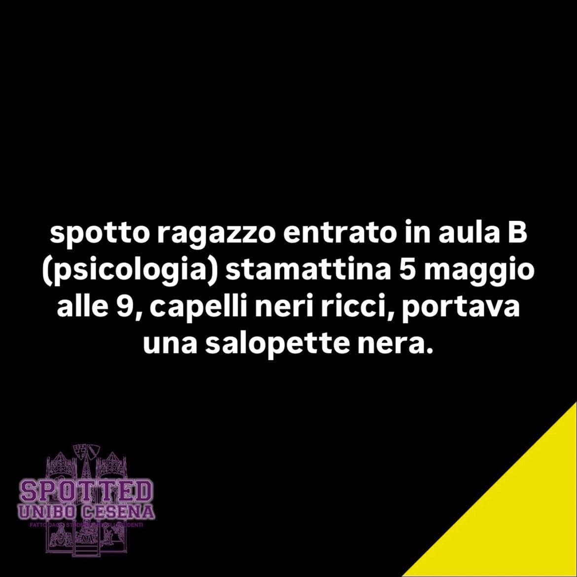 Post: #spotted #Cesena #unibo #cesenaspotted