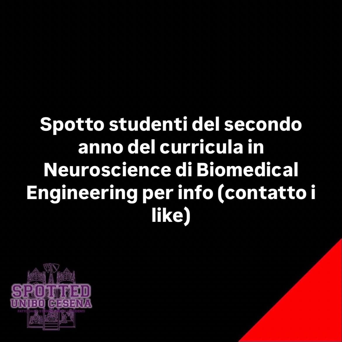 Post: #spotted #Cesena #unibo #cesenaspotted