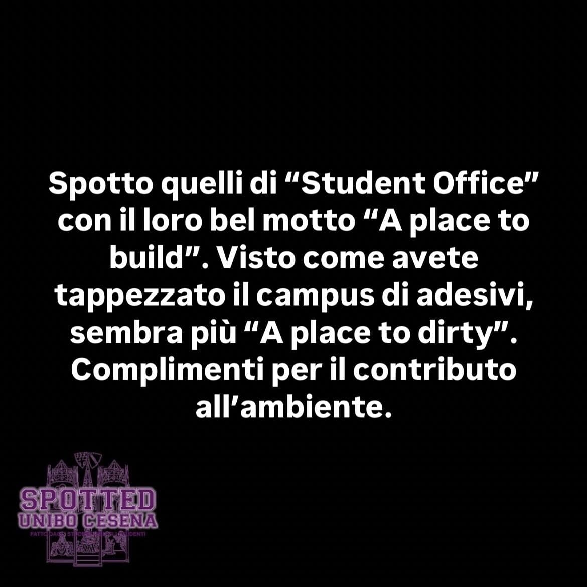 Post: #spotted #Cesena #unibo #cesenaspotted