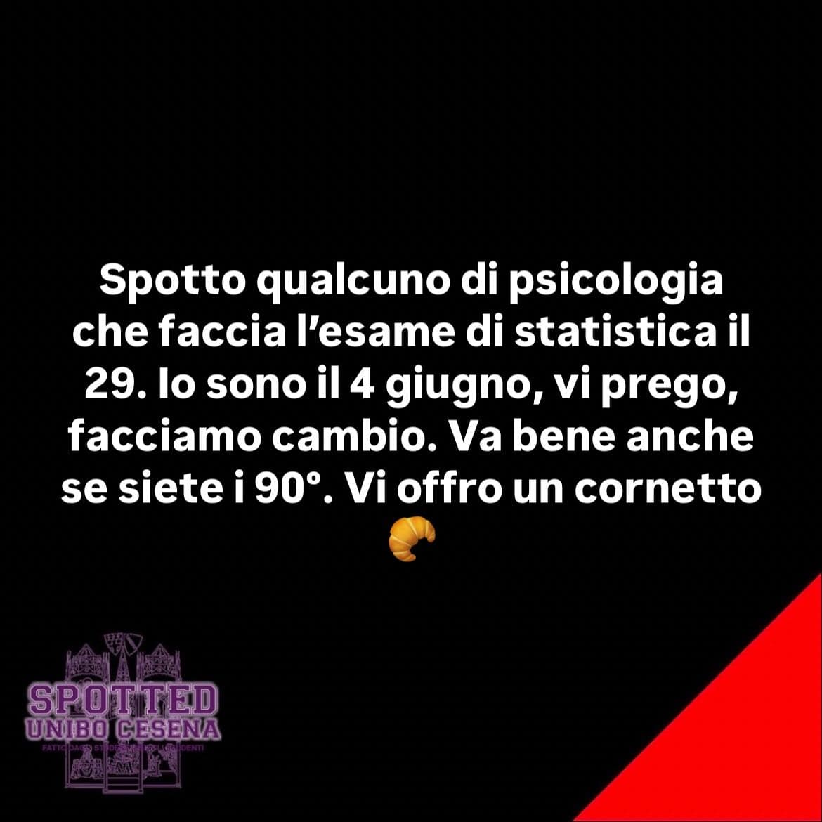 Post: #spotted #Cesena #unibo #cesenaspotted