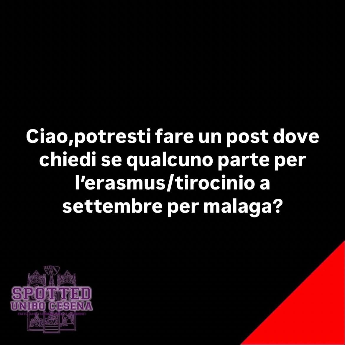 Post: #spotted #Cesena #unibo #cesenaspotted
