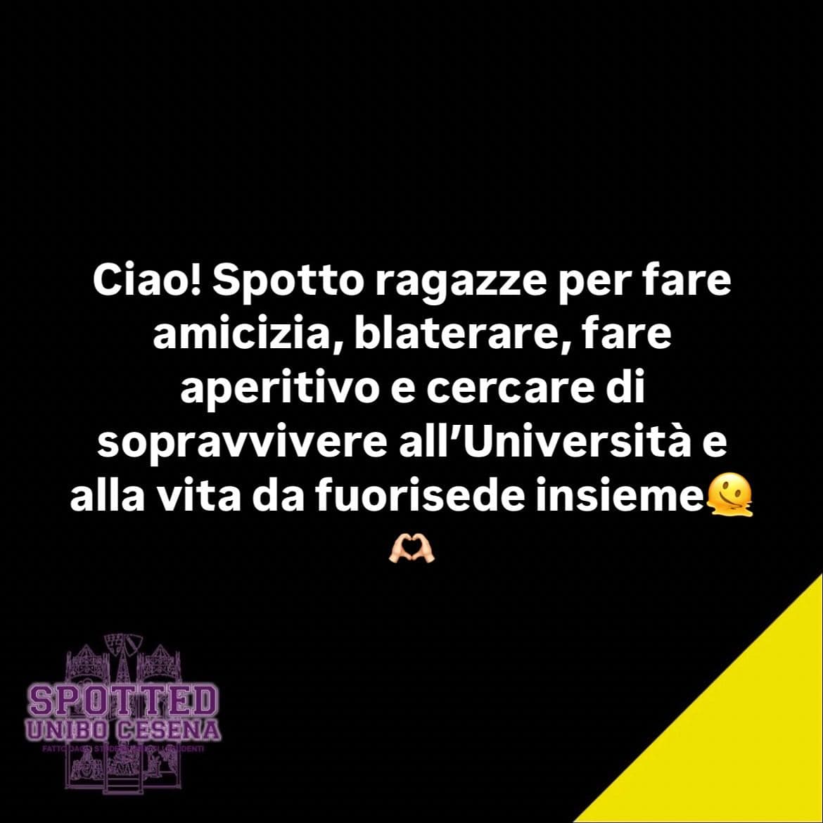 Post: #spotted #Cesena #unibo #cesenaspotted