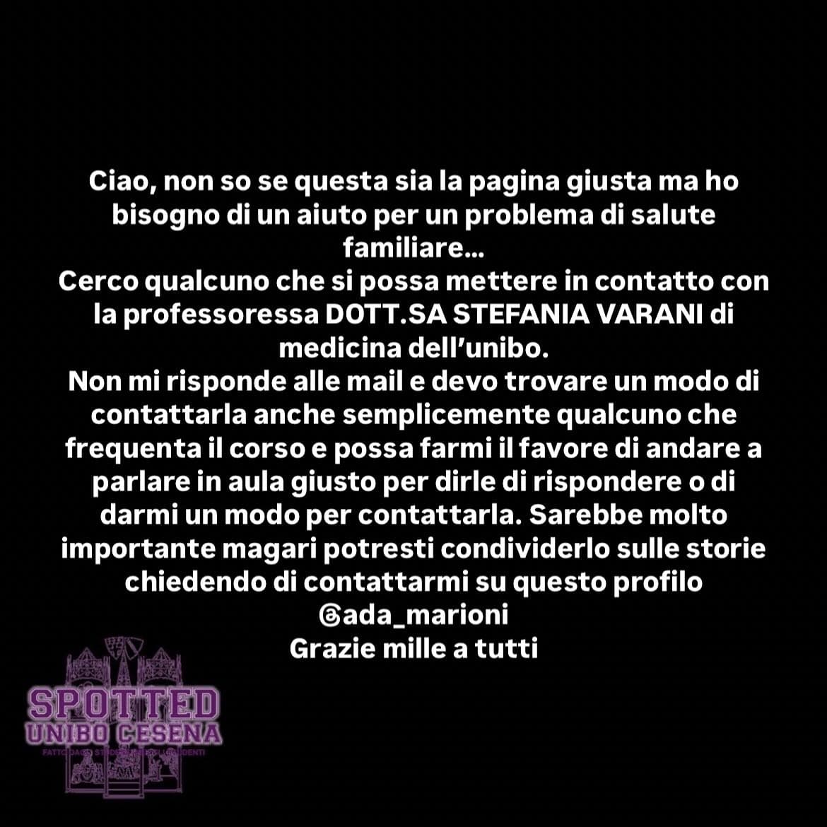 Post: #spotted #Cesena #unibo #cesenaspotted