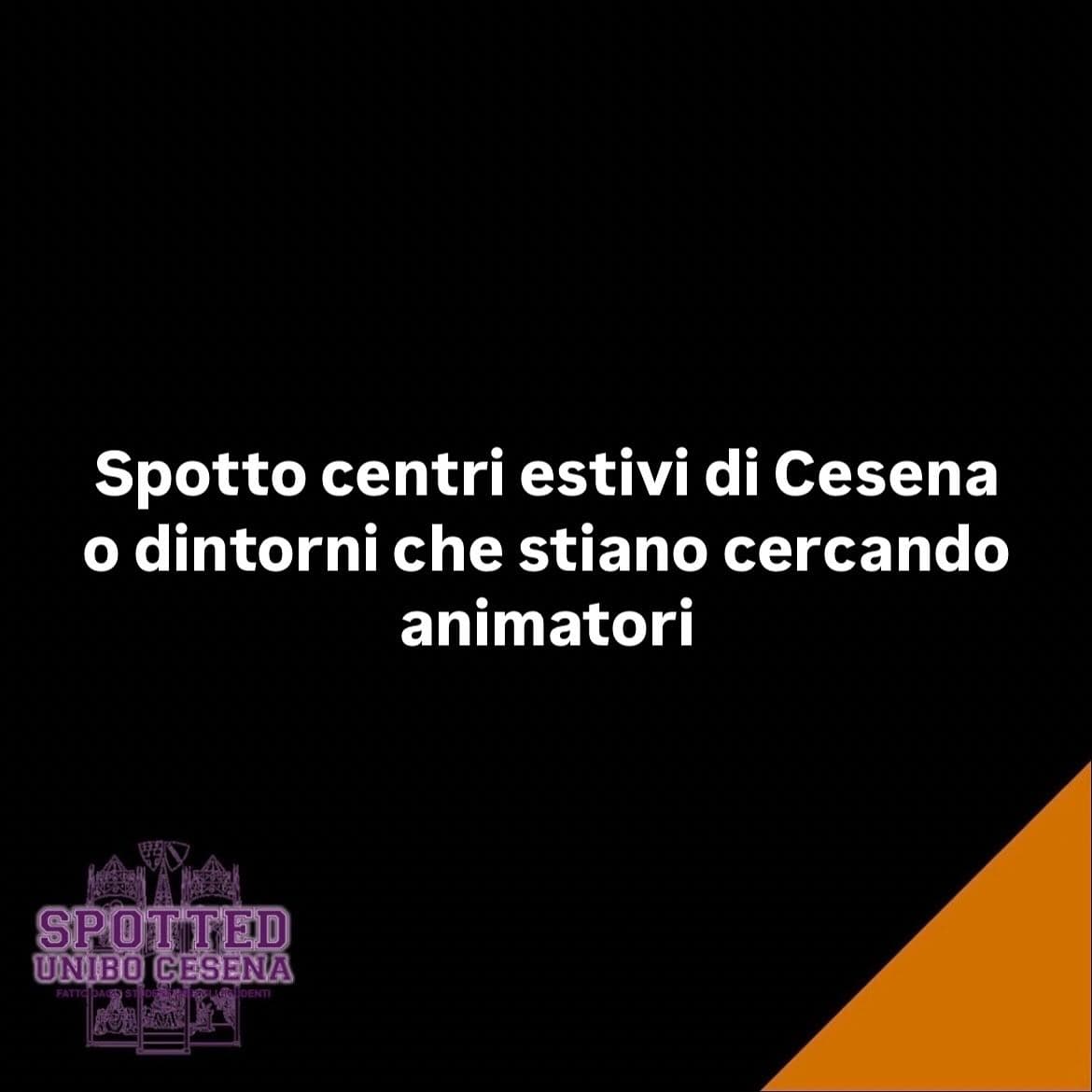 Post: #spotted #Cesena #unibo #cesenaspotted