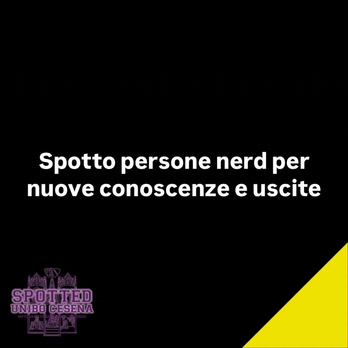 Post: #spotted #Cesena #unibo #cesenaspotted