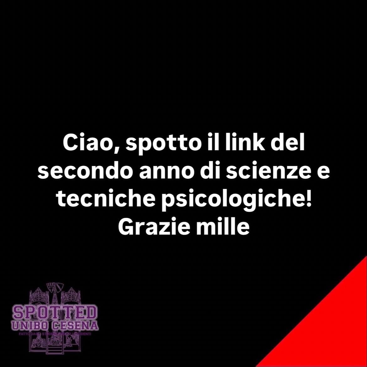 Post: #spotted #Cesena #unibo #cesenaspotted
