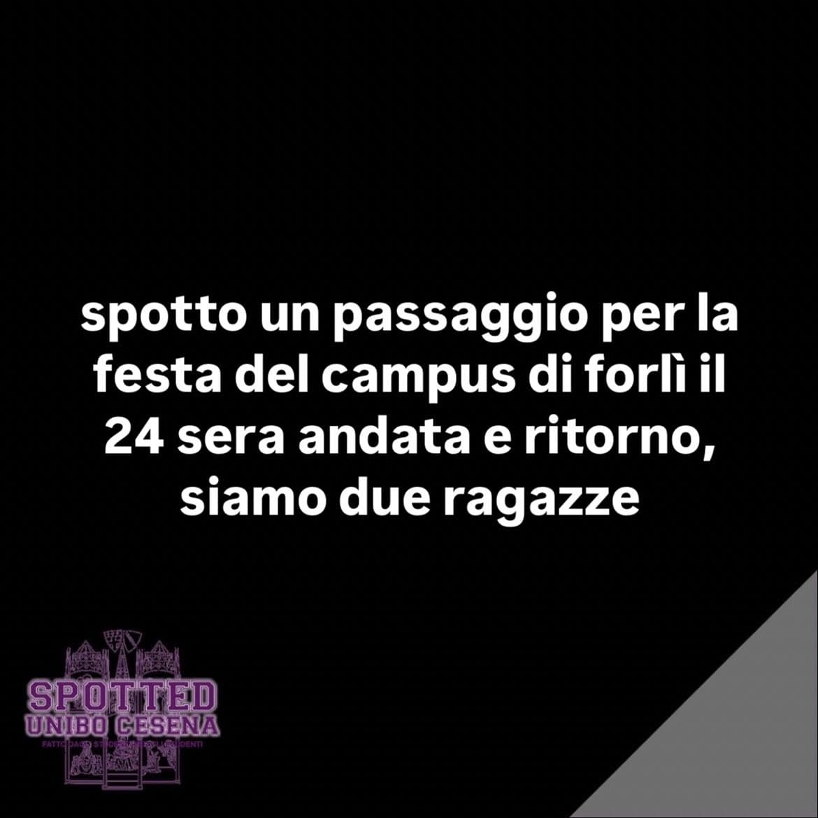 Post: #spotted #Cesena #unibo #cesenaspotted