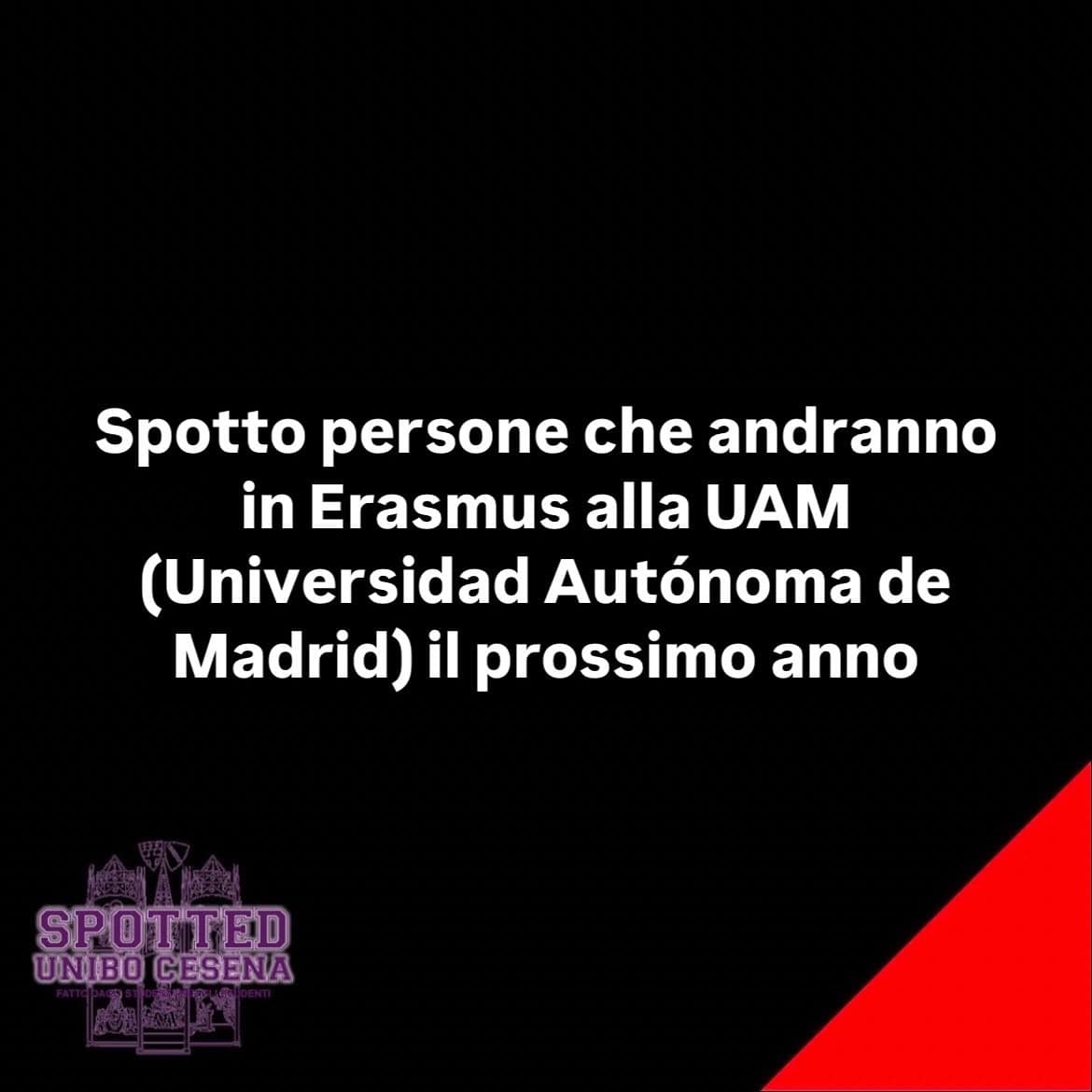 Post: #spotted #Cesena #unibo #cesenaspotted