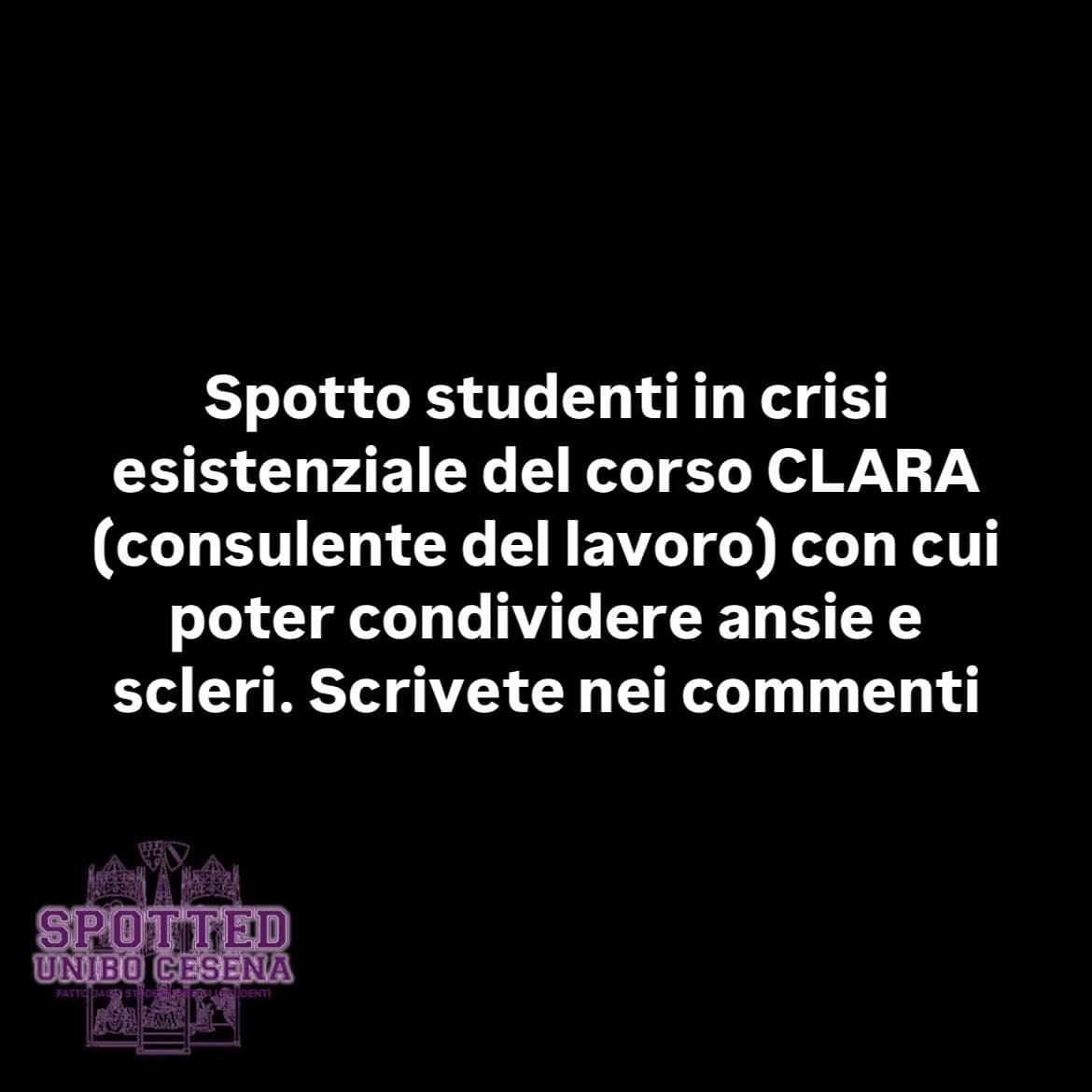 Post: #spotted #Cesena #unibo #cesenaspotted