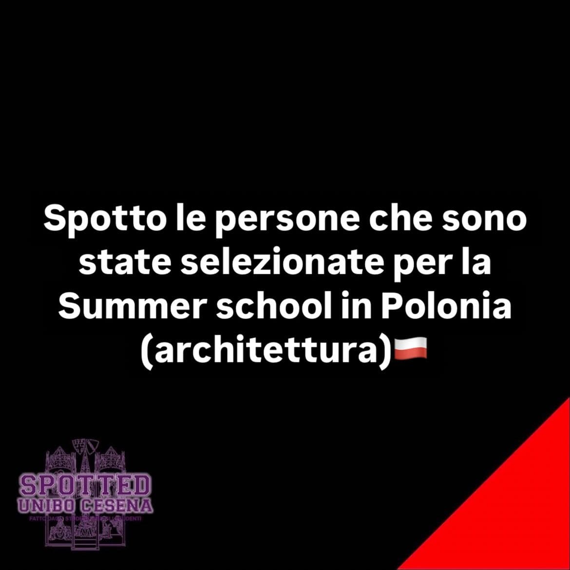 Post: #spotted #Cesena #unibo #cesenaspotted