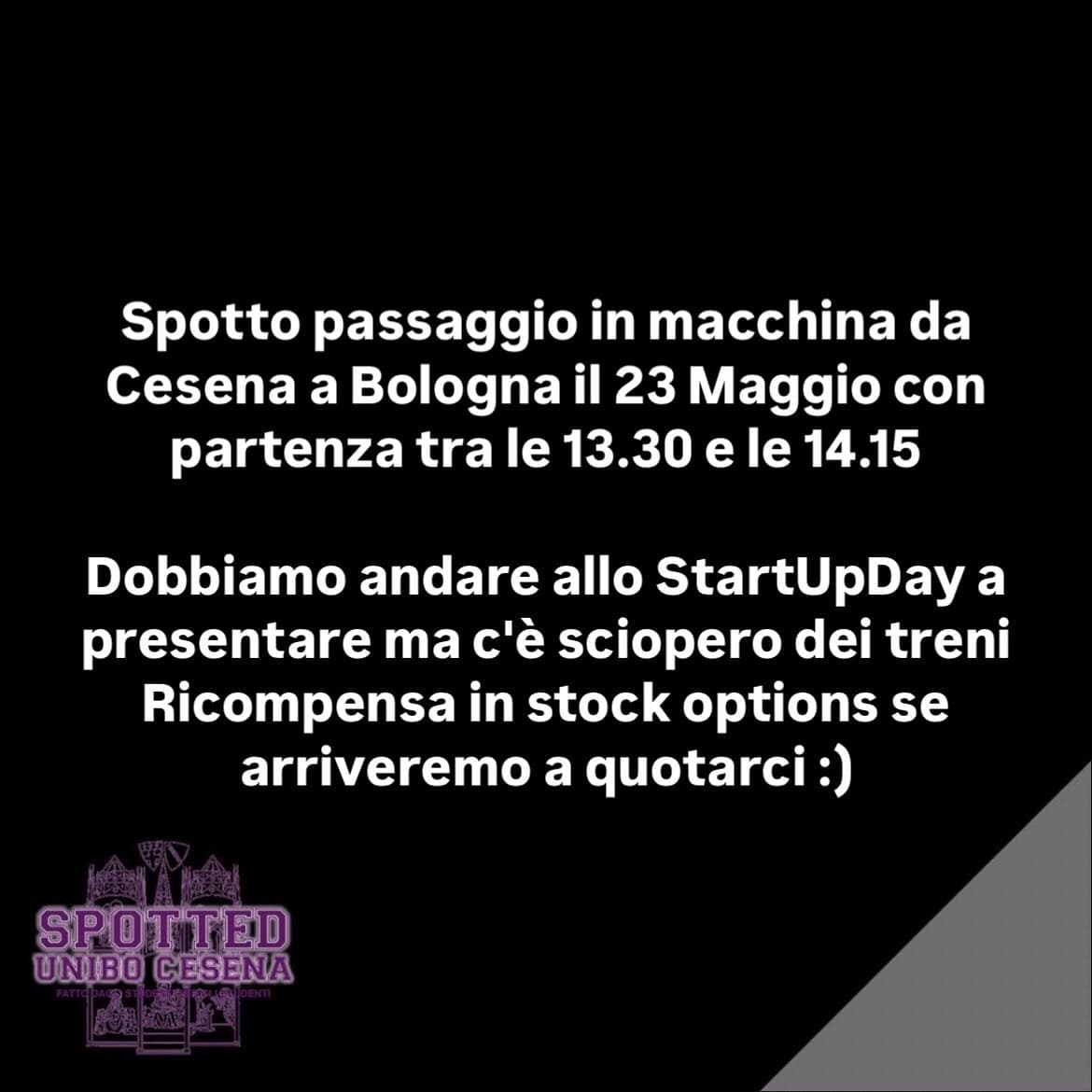 Post: #spotted #Cesena #unibo #cesenaspotted