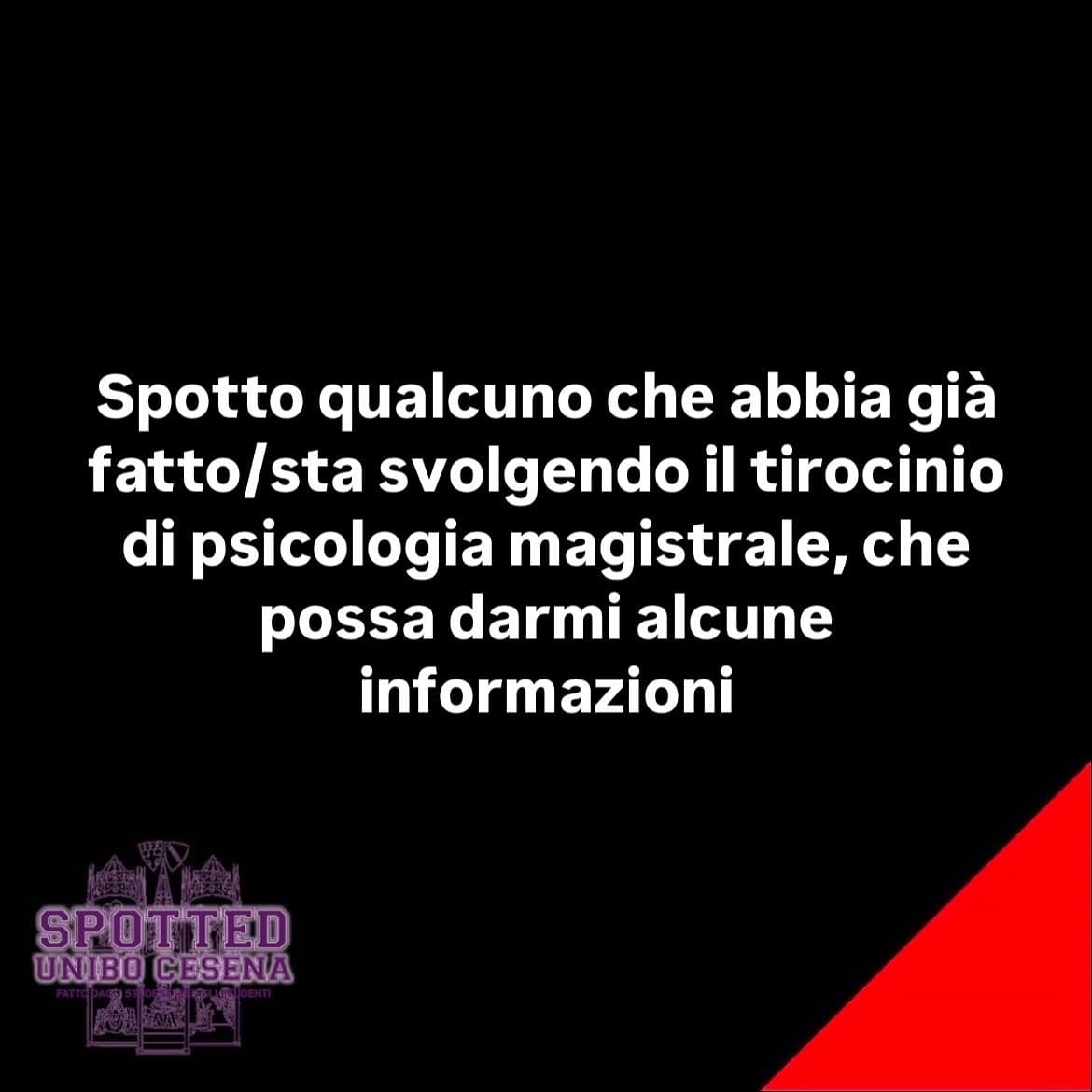 Post: #spotted #Cesena #unibo #cesenaspotted