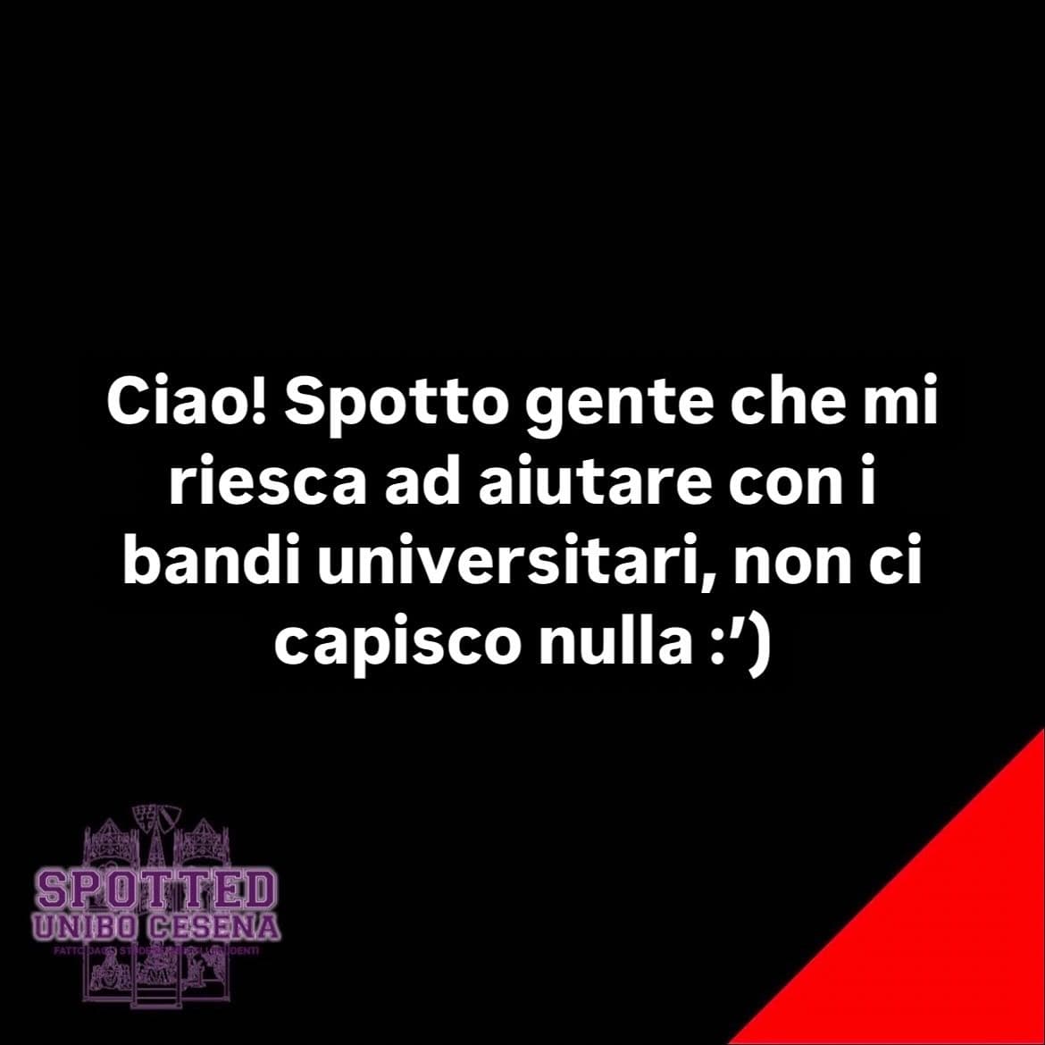 Post: #spotted #Cesena #unibo #cesenaspotted