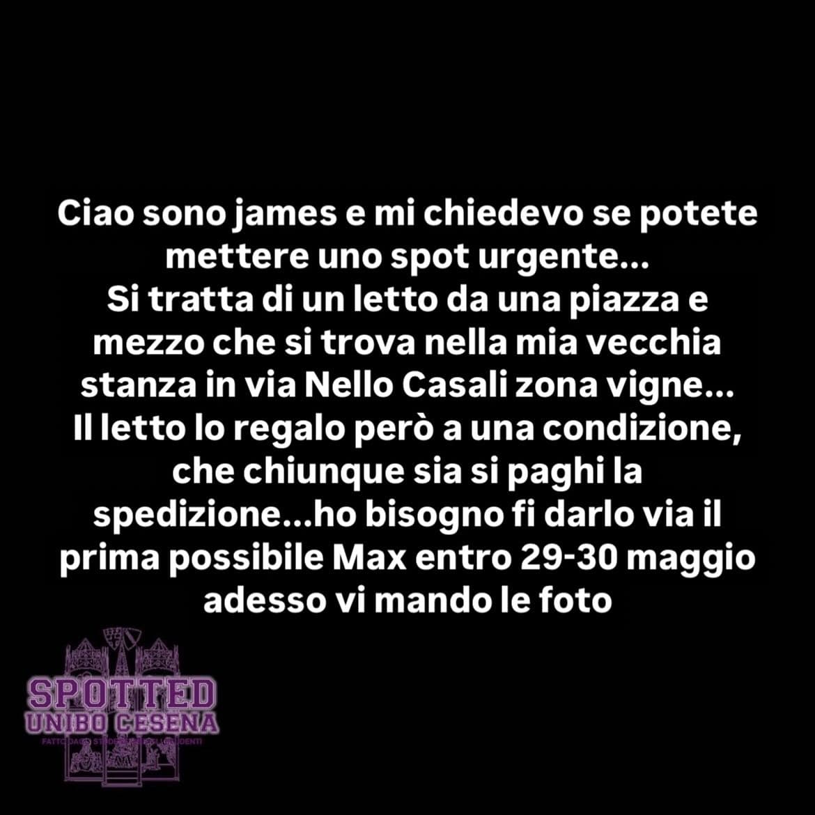 Post: #spotted #Cesena #unibo #cesenaspotted