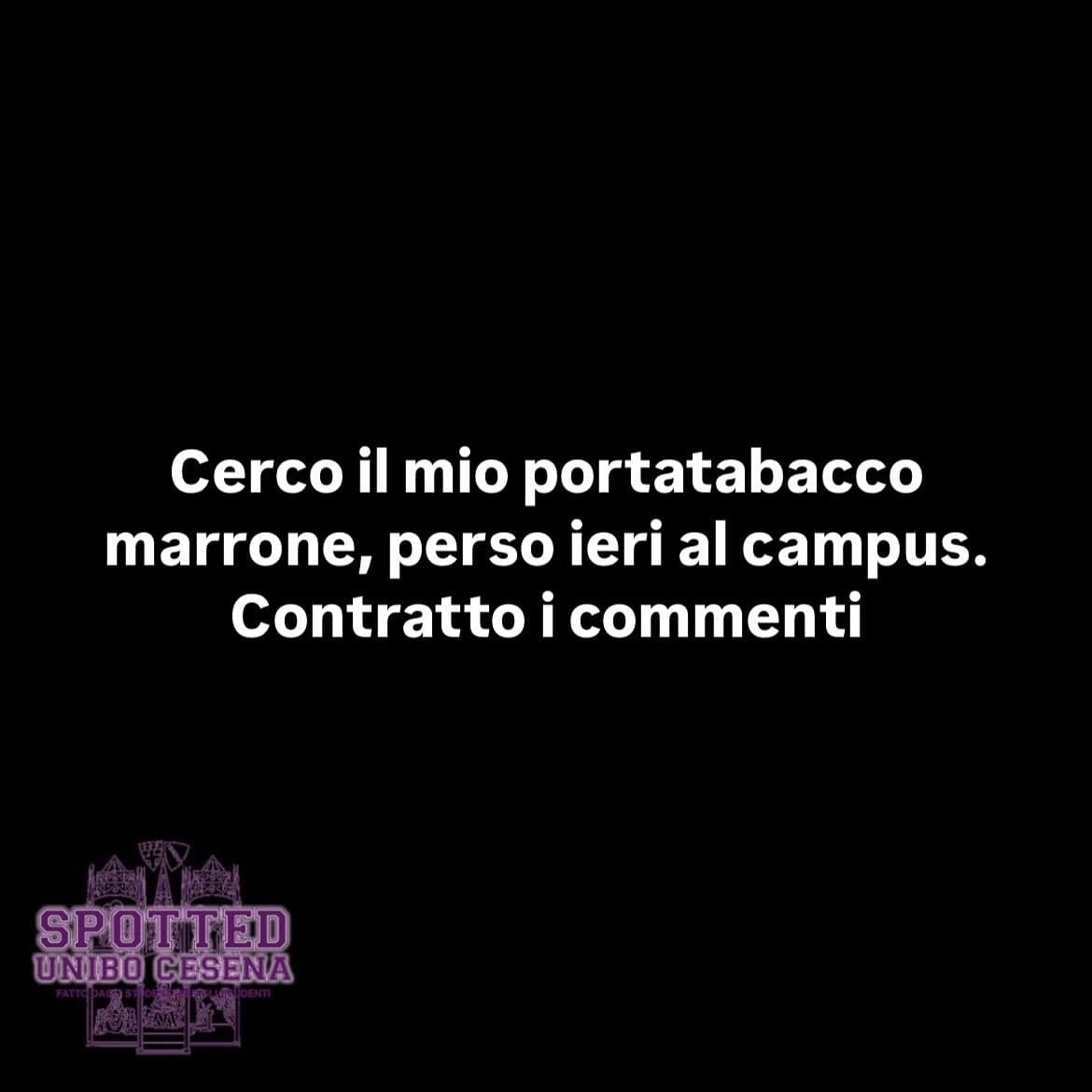 Post: #spotted #Cesena #unibo #cesenaspotted