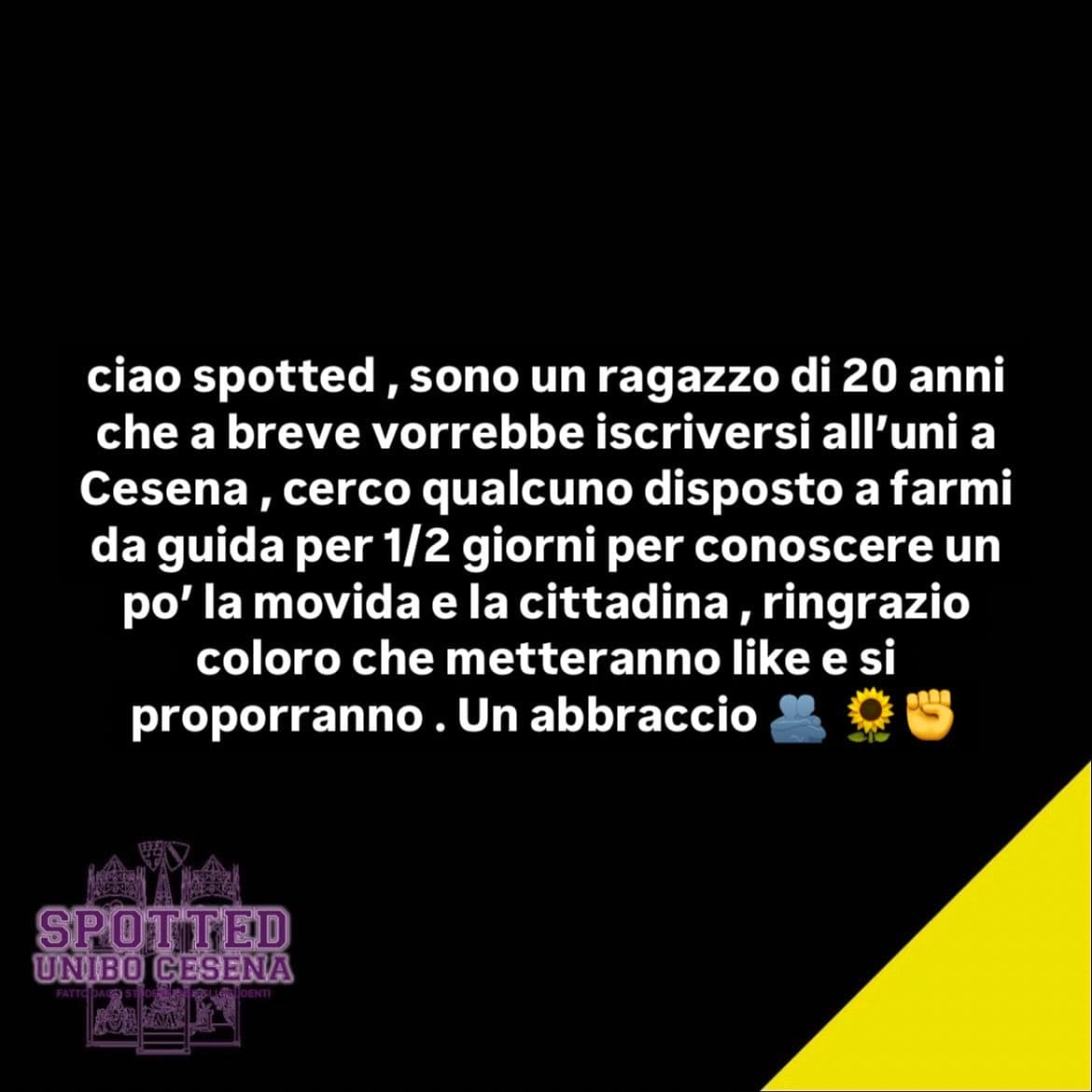 Post: #spotted #Cesena #unibo #cesenaspotted