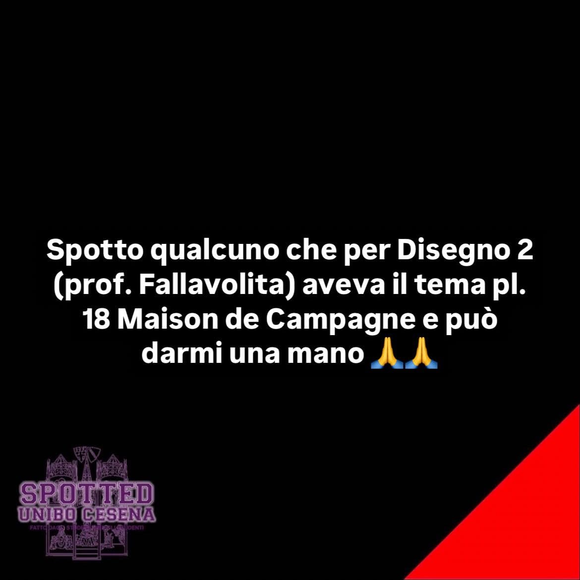 Post: #spotted #Cesena #unibo #cesenaspotted