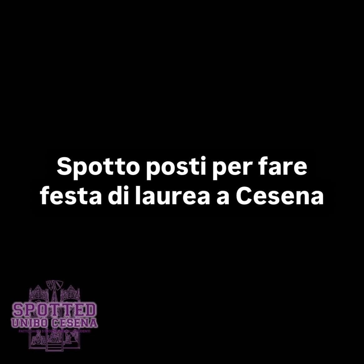 Post: #spotted #Cesena #unibo #cesenaspotted
