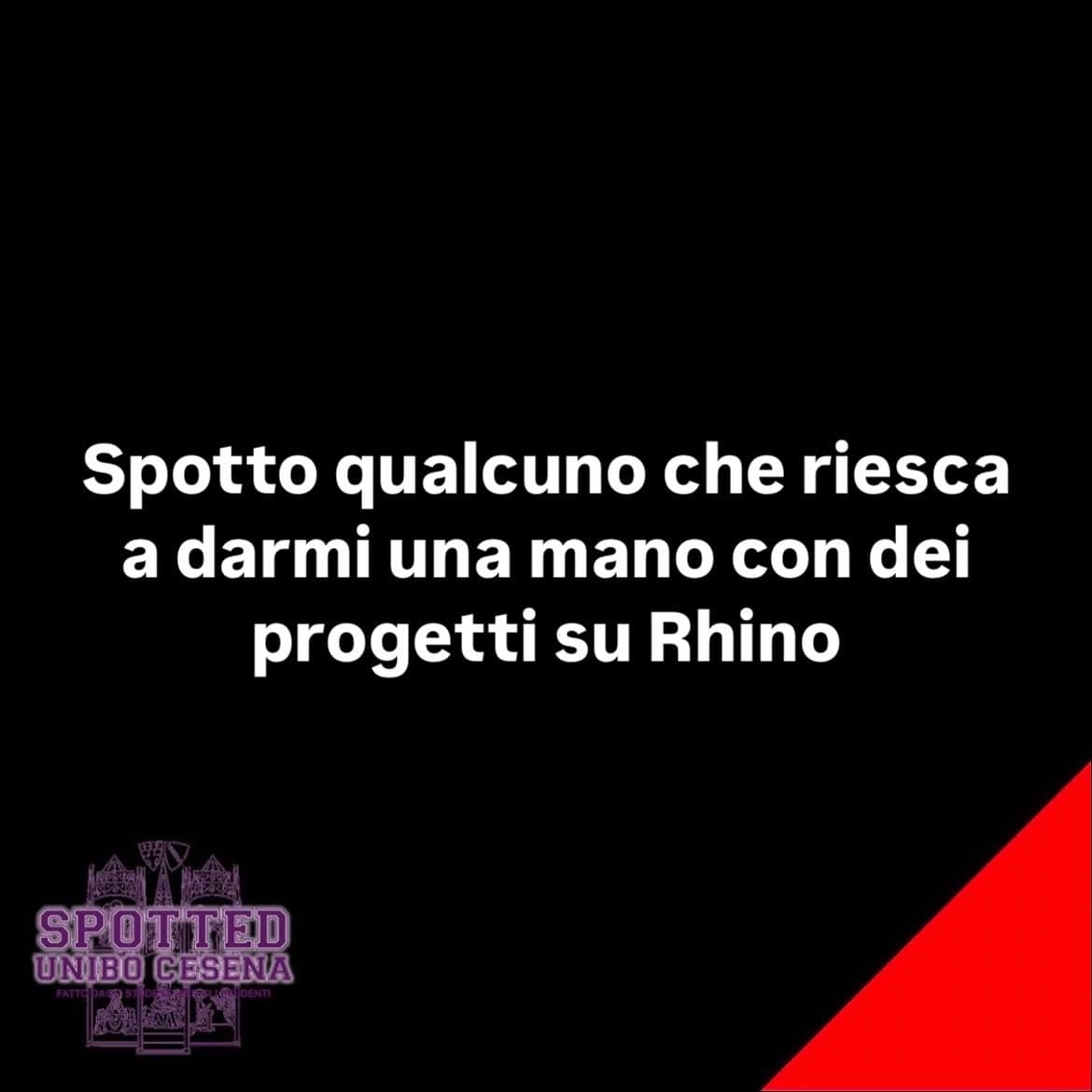 Post: #spotted #Cesena #unibo #cesenaspotted
