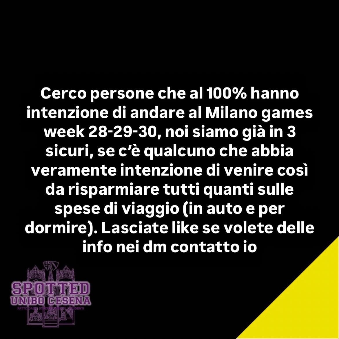 Post: #spotted #Cesena #unibo #cesenaspotted