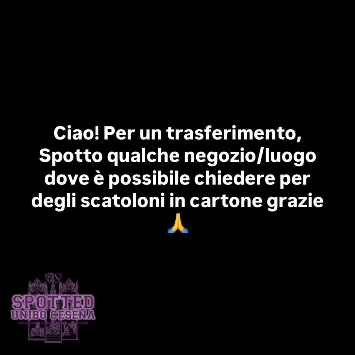Post: #spotted #Cesena #unibo #cesenaspotted