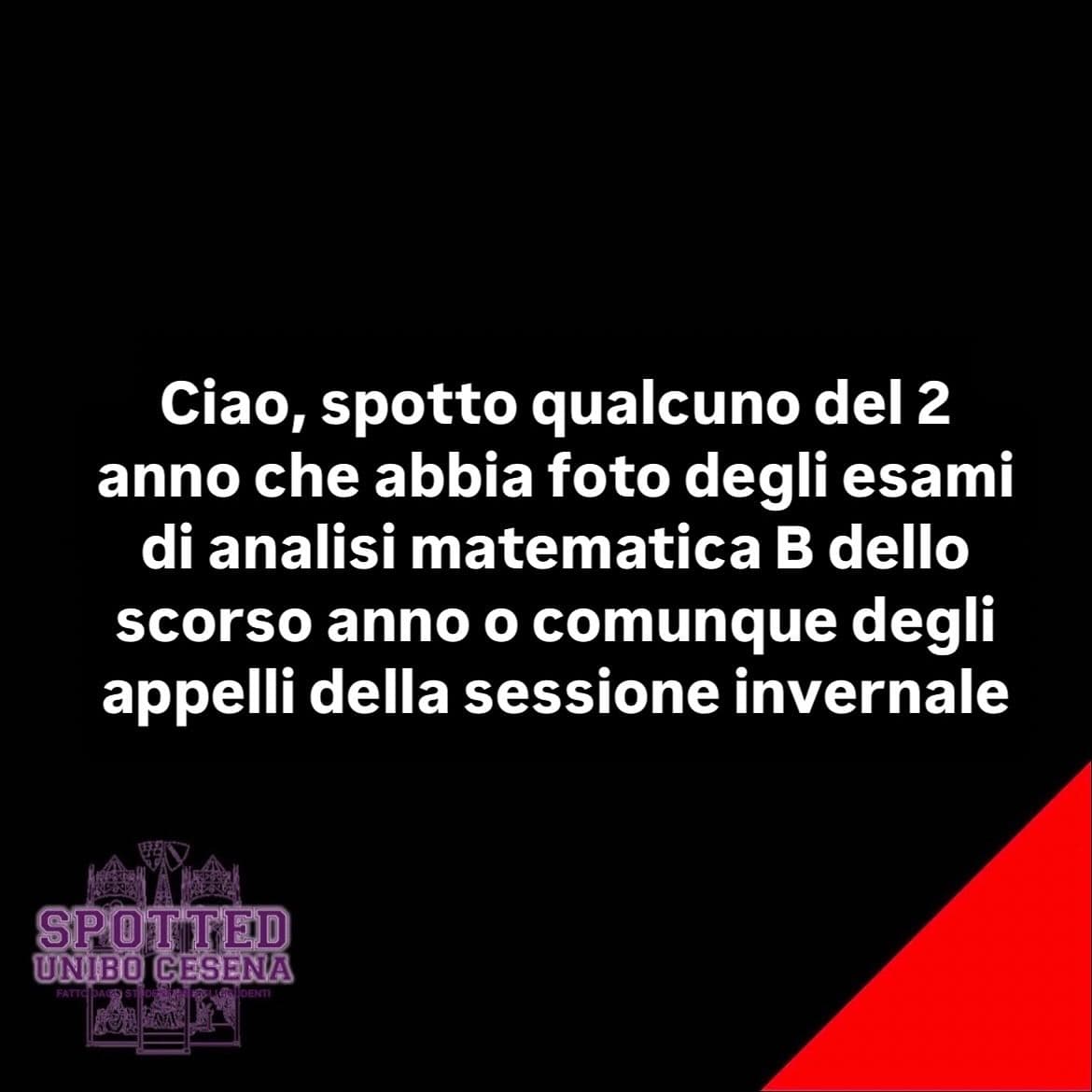 Post: #spotted #Cesena #unibo #cesenaspotted