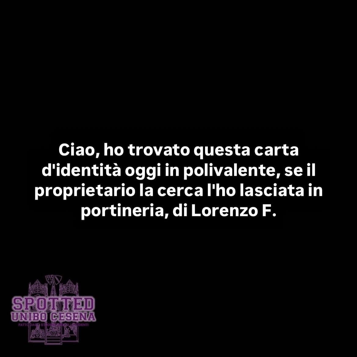 Post: #spotted #Cesena #unibo #cesenaspotted