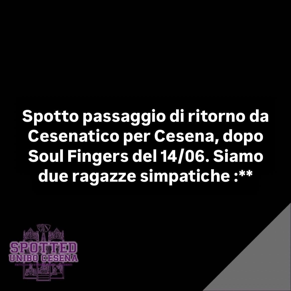 Post: #spotted #Cesena #unibo #cesenaspotted