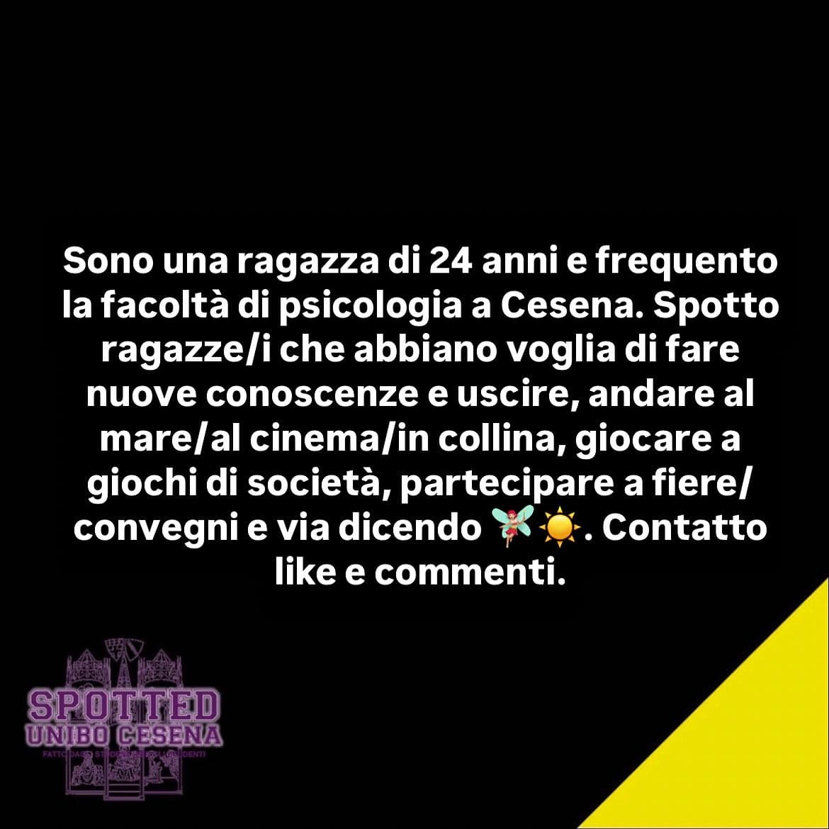 Post: #spotted #Cesena #unibo #cesenaspotted