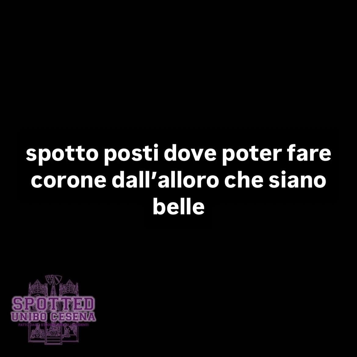 Post: #spotted #Cesena #unibo #cesenaspotted