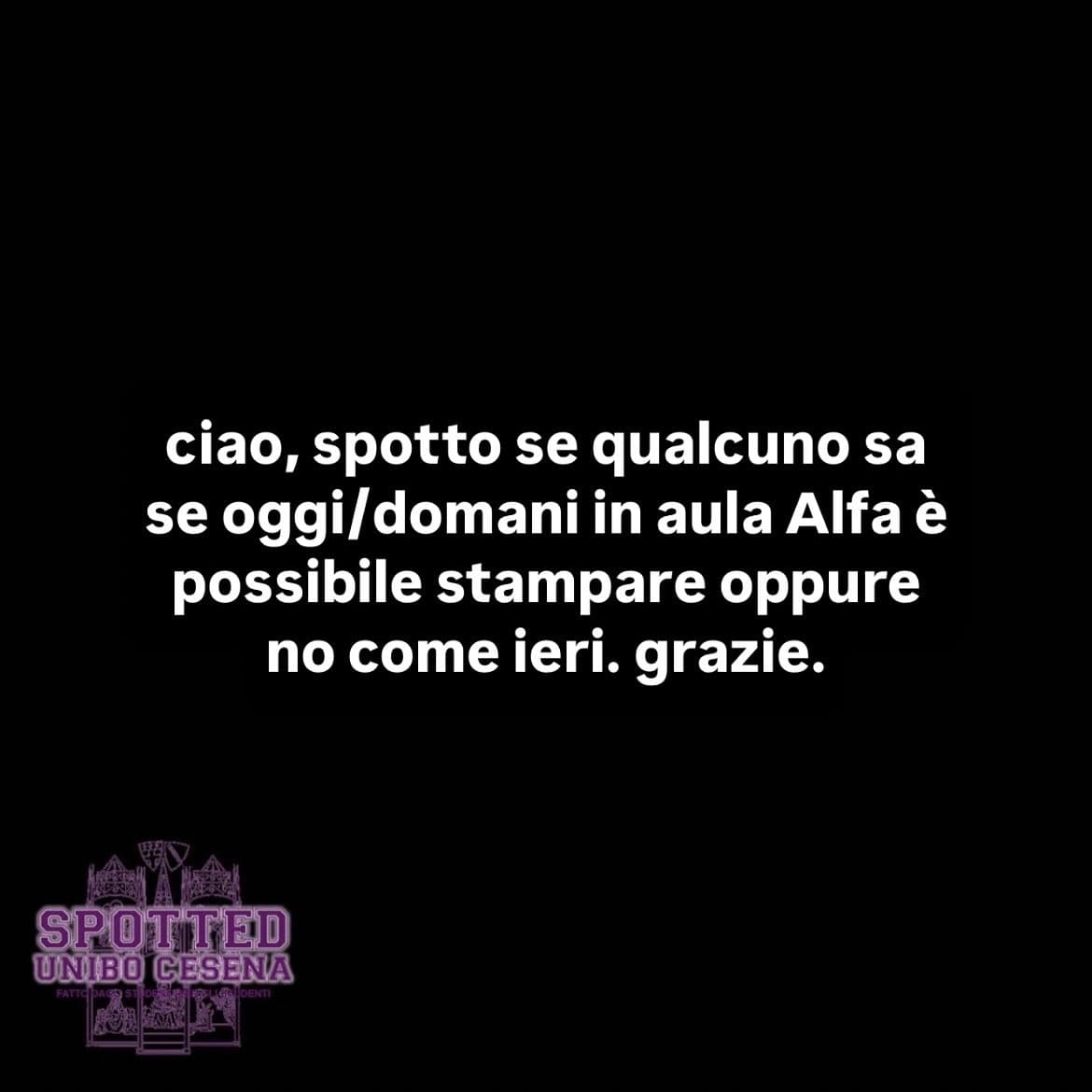 Post: #spotted #Cesena #unibo #cesenaspotted