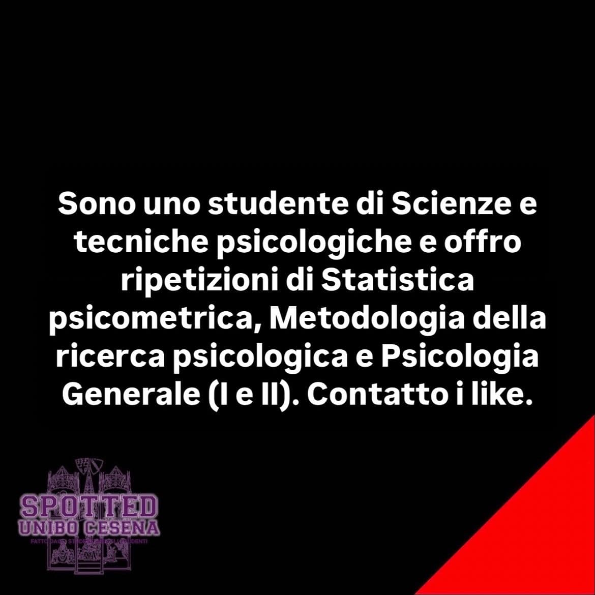 Post: #spotted #Cesena #unibo #cesenaspotted
