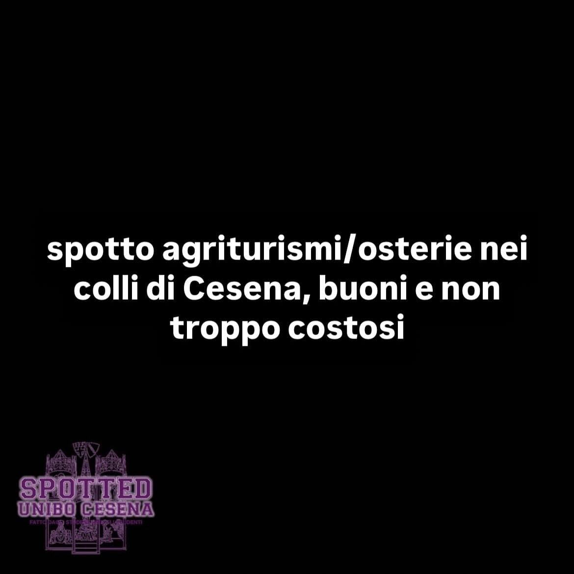 Post: #spotted #Cesena #unibo #cesenaspotted