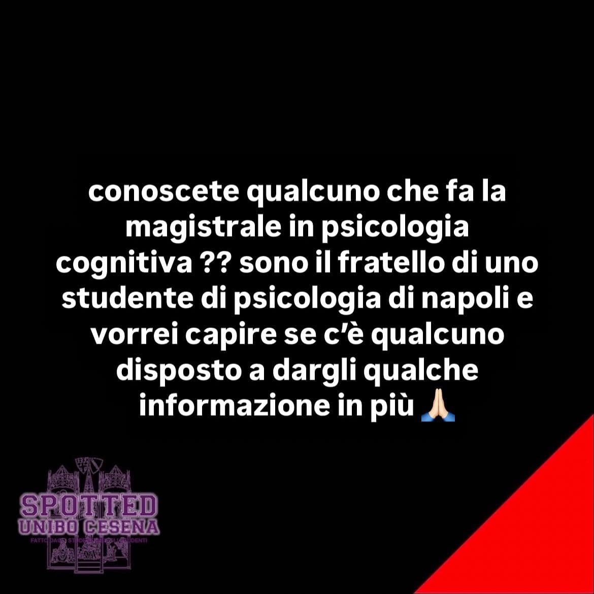 Post: #spotted #Cesena #unibo #cesenaspotted