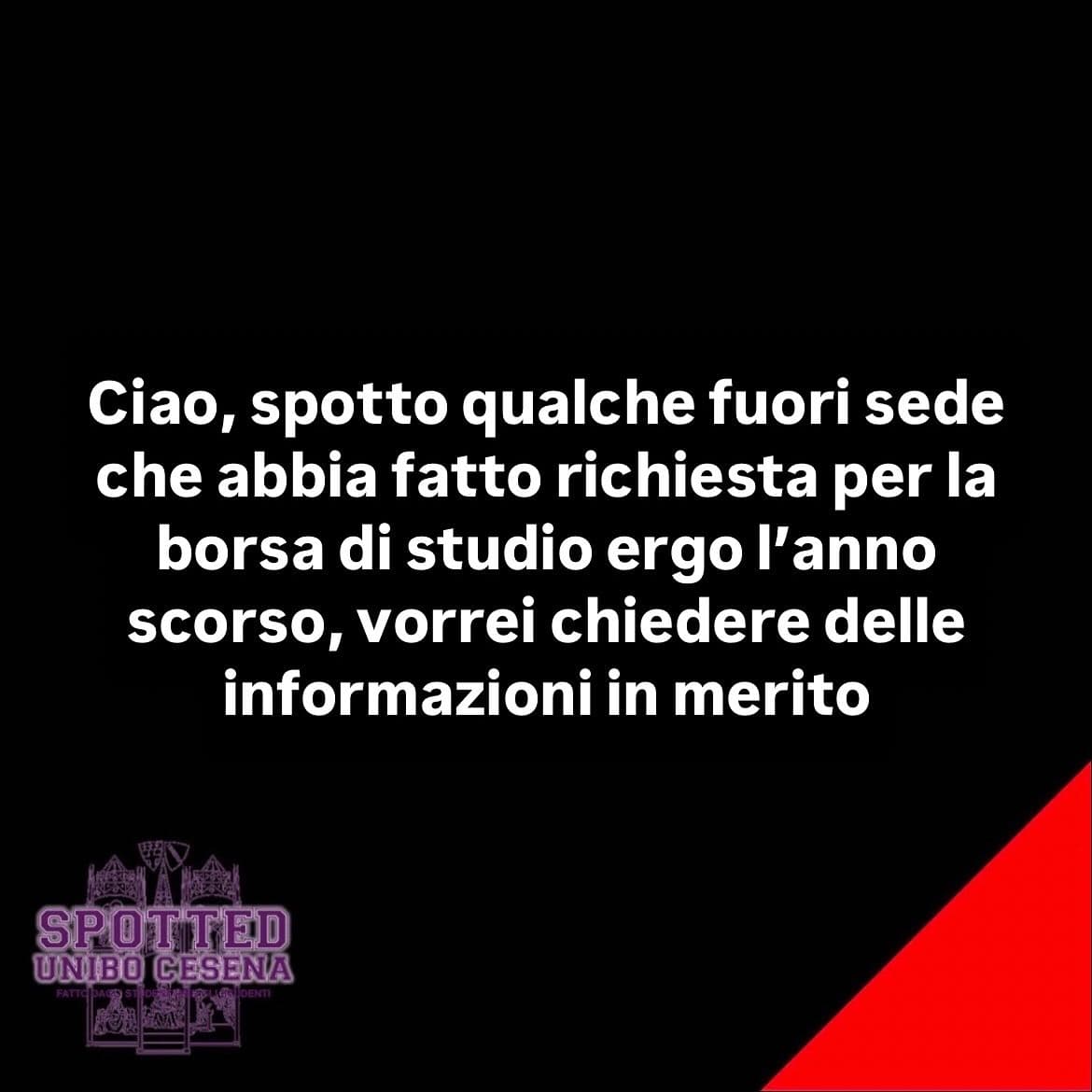 Post: #spotted #Cesena #unibo #cesenaspotted