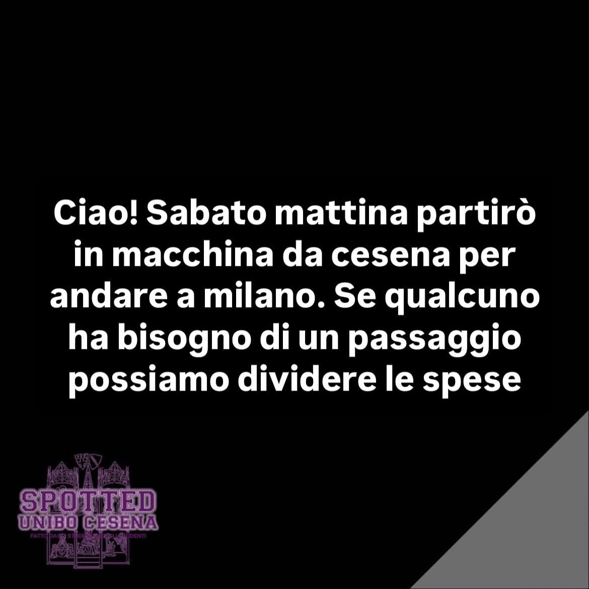 Post: #spotted #Cesena #unibo #cesenaspotted