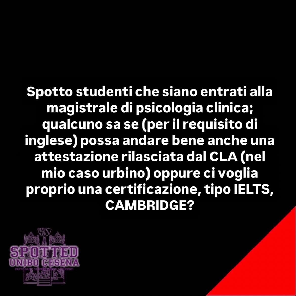 Post: #spotted #Cesena #unibo #cesenaspotted