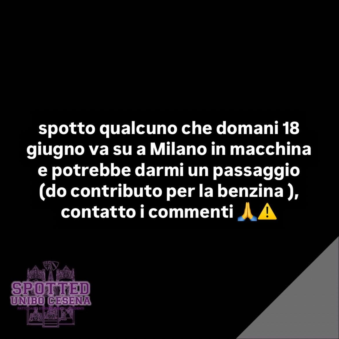 Post: #spotted #Cesena #unibo #cesenaspotted