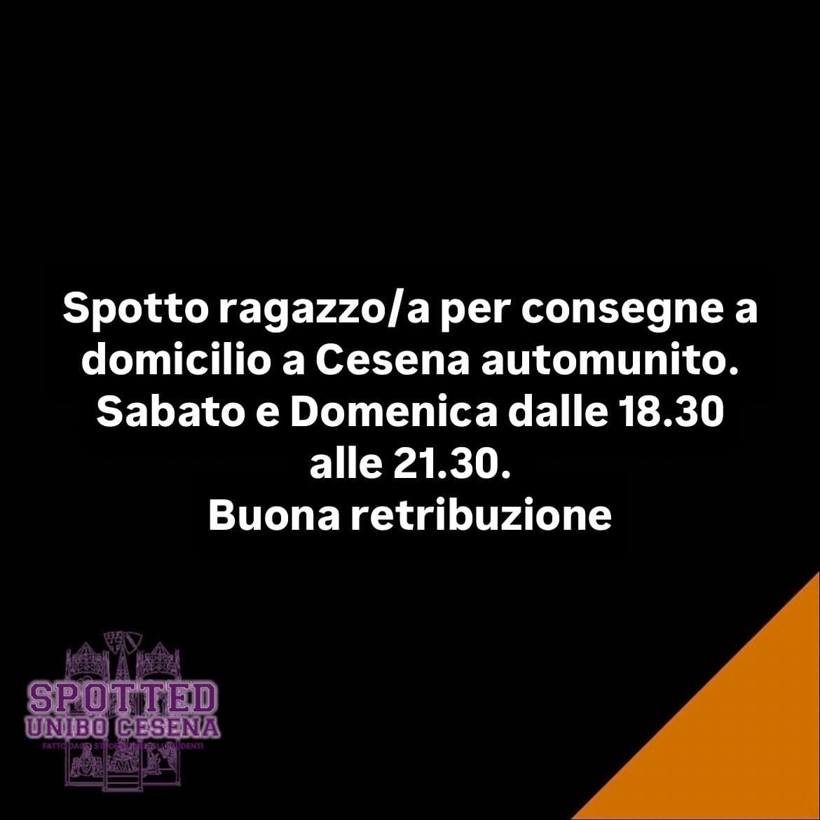 Post: #spotted #Cesena #unibo #cesenaspotted