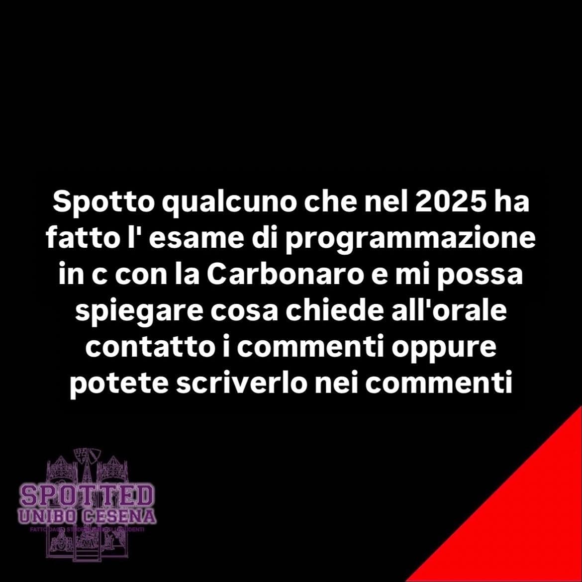 Post: #spotted #Cesena #unibo #cesenaspotted