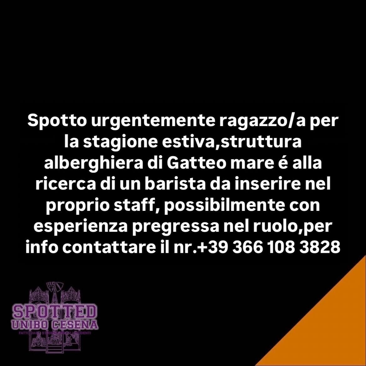 Post: #spotted #Cesena #unibo #cesenaspotted
