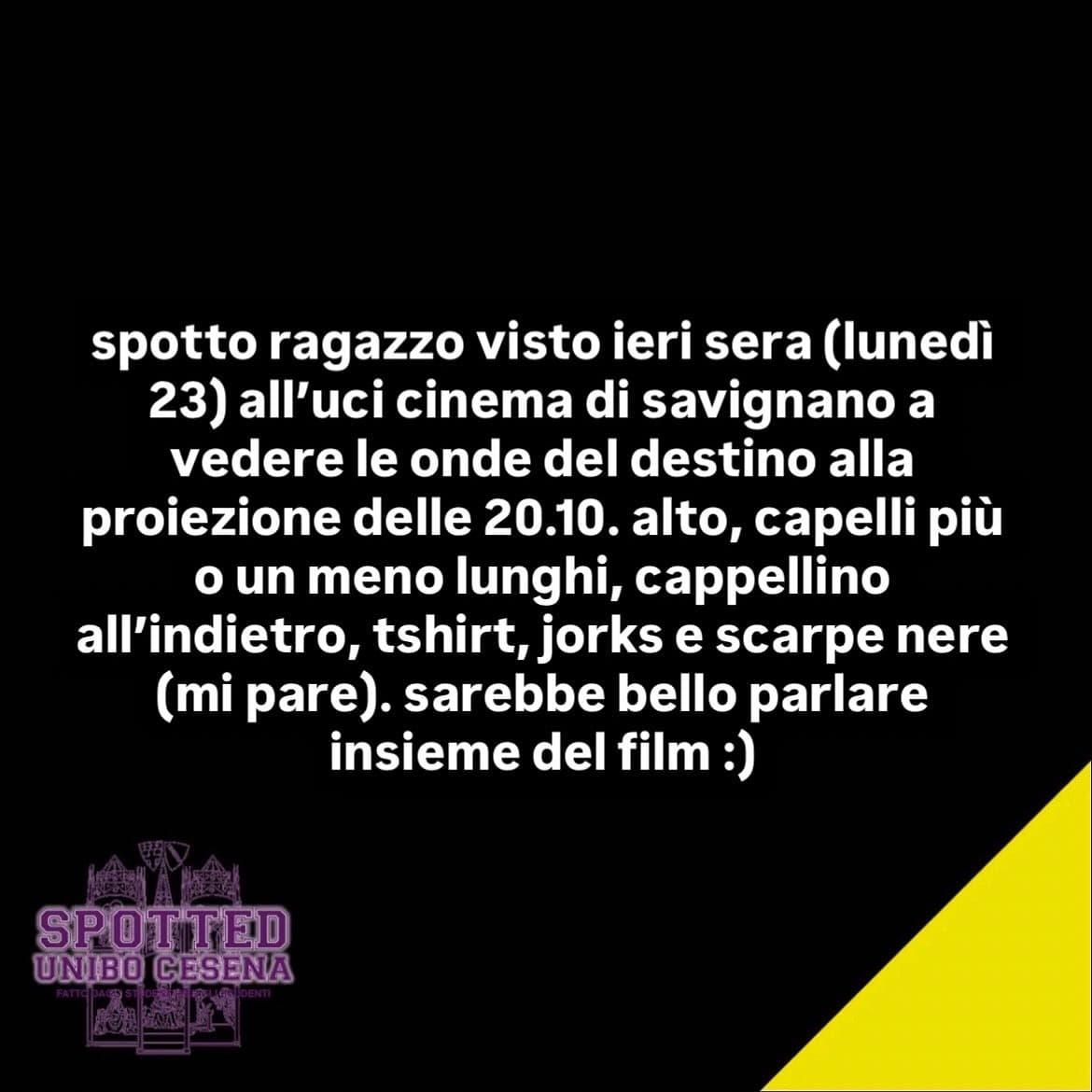 Post: #spotted #Cesena #unibo #cesenaspotted