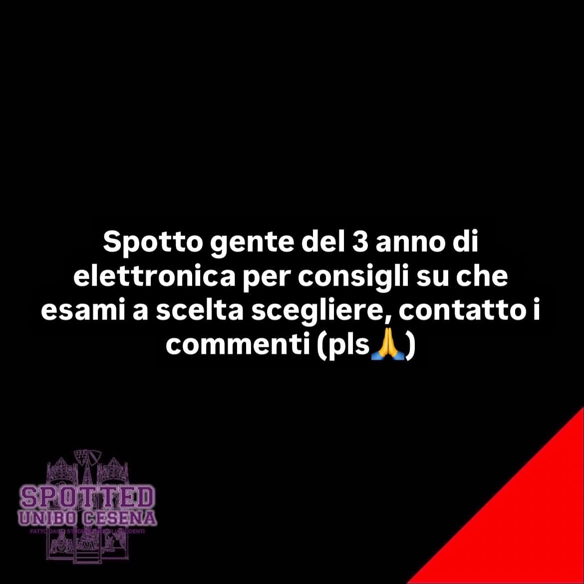Post: #spotted #Cesena #unibo #cesenaspotted